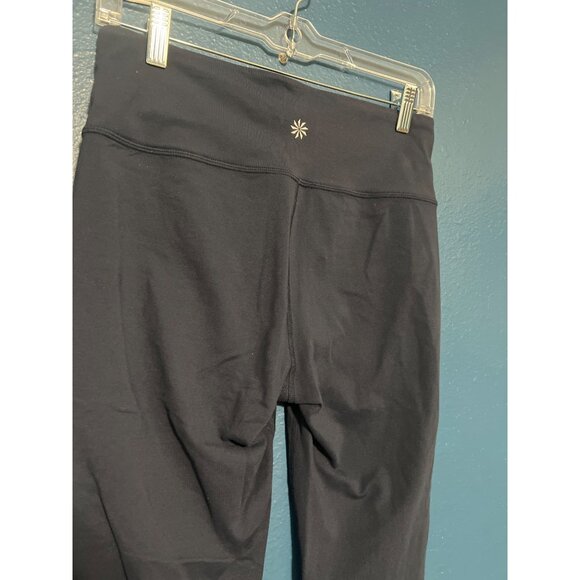 Athleta Womens Navy Blue Leggings Medium 27" Inseam High Rise Full Length - Picture 3 of 6